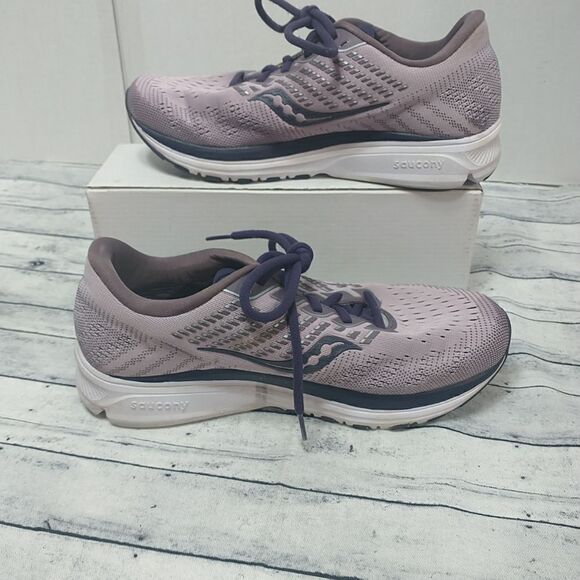 Saucony Ride 13 runners Size 9 Blush/ Dusk EXCELLENT CONDITION - Picture 2 of 10